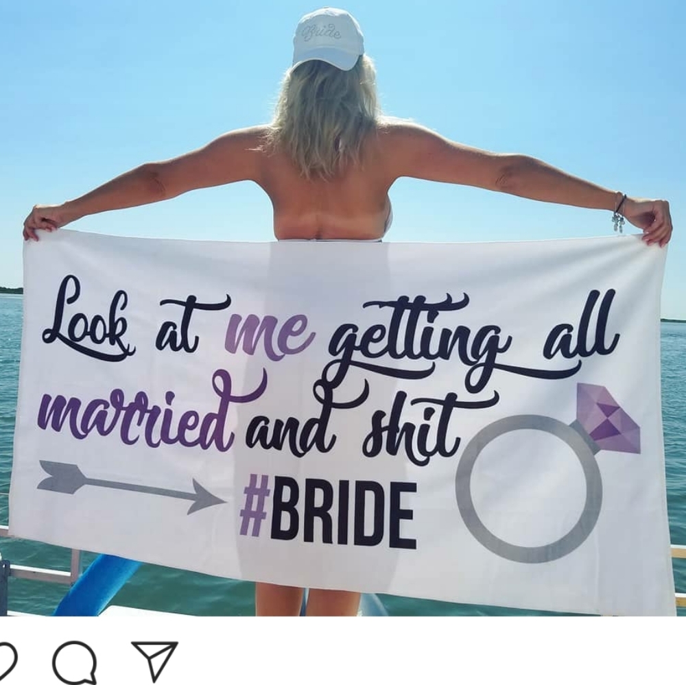 Bride / Bachelorette Beach Towel